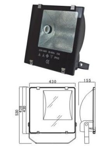 400 watt MH/HPS/HID flood lights ballast metal halide installation diagram 